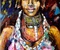 Radu Tesaro, Himba queen, olej na plátně
