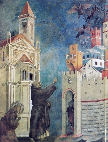 Giotto: Démoni vyháněni z Arezza
