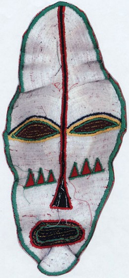textilní maska (tvorba Adriany Rohde-Kabele)