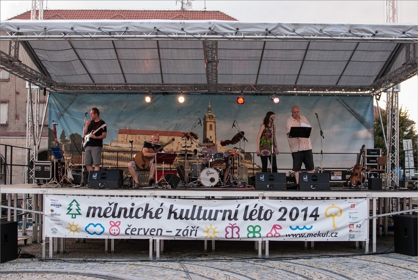 Koncert na náměstí Míru, Mělník. Foto: Vladimír Vlnek, 2014
